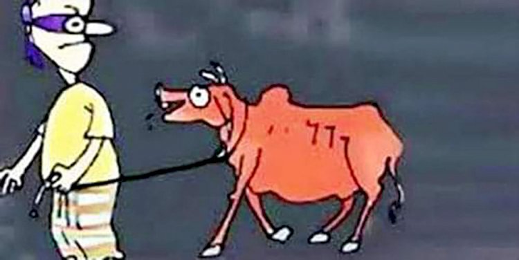 Farmer's 2 cows stolen by cutting cowshed door in Naogaon