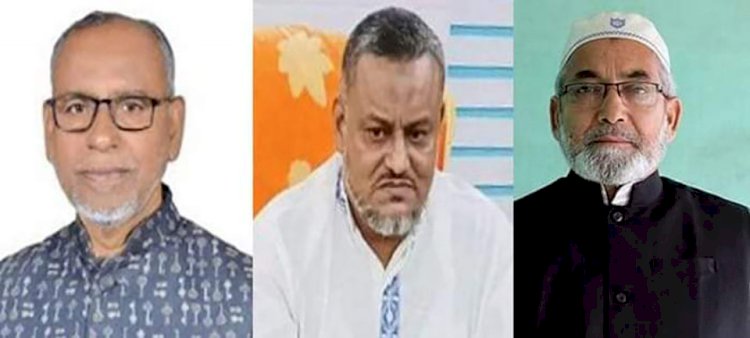 The winners of Naogaon's three upazila parishad elections are Shajahan , Morshed and Farid Ahmed