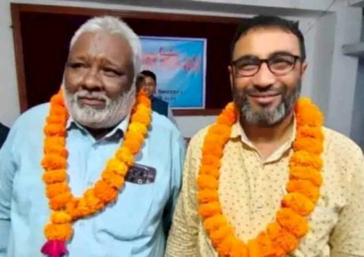 Naogaon District Press Club President Raihan, General Secretary Belayet