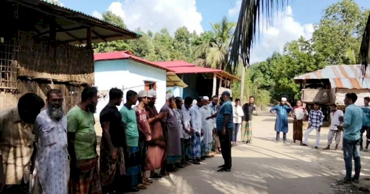 In Alekhyang Mouza, an attempt to occupy land by installing signboards on trees in the name of an association on two thousand acres of Khas land.