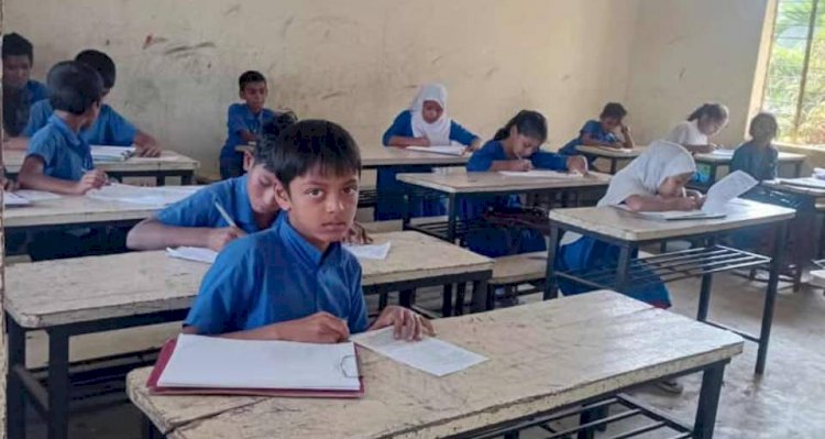 Annual exams underway amid primary teachers' work abstention, students in a quandary.