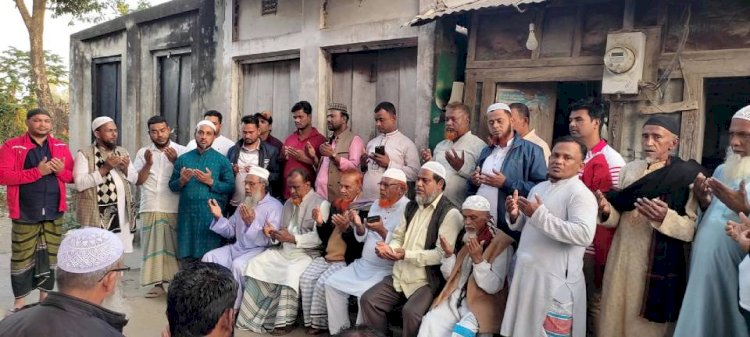 Prayer and Milad Mahfil held in Homna wishing for the recovery and good health of former Prime Minister Begum Khaleda Zia.