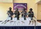 Weapons recovered in large quantities in joint force operation in Teknaf.